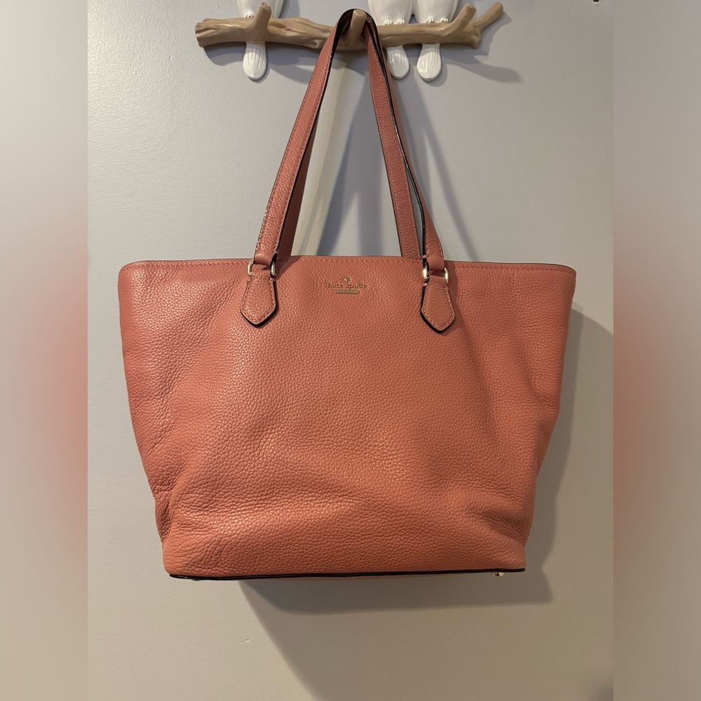 Kate Spade New York Jackson Street Jana Tote Bag PINK Coral With Dust Bag